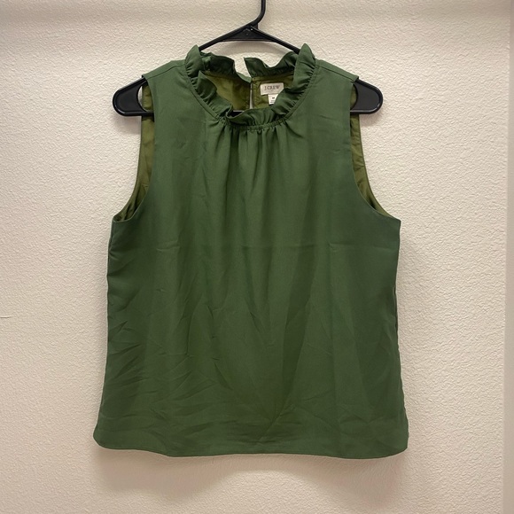 jcrew ruffle top - Picture 1 of 4